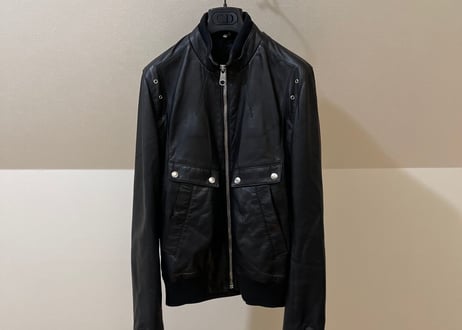 diorhomme 2008ss leather jacket dead stock