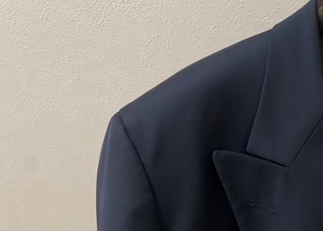 gucci logo button double blazer