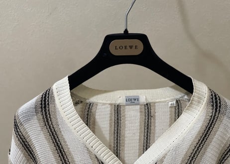 loewe strip cardigan