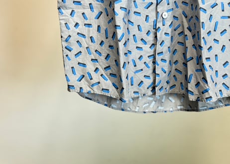 louis vuitton logo silk shirt