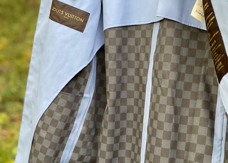louis vuitton  damier coat