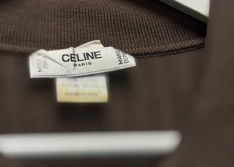 celine summer knit polo shirt