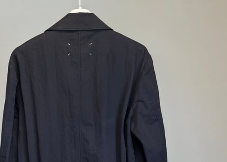maison margiela pleats coat