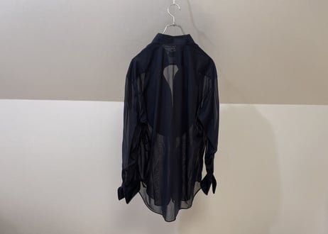giorgio armani 2018ss sheer shirt