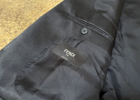 fendi 2021ss tuxedo set up suit dead stock