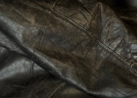 old gap leather jacket