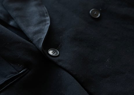 giorgio armani narrow lapel double tuxedo set up suit