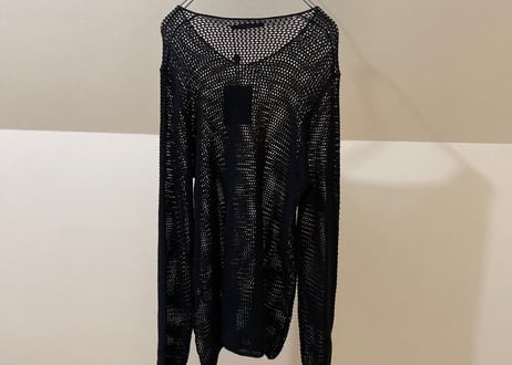 louis vuitton over size low gauge knit dead stock
