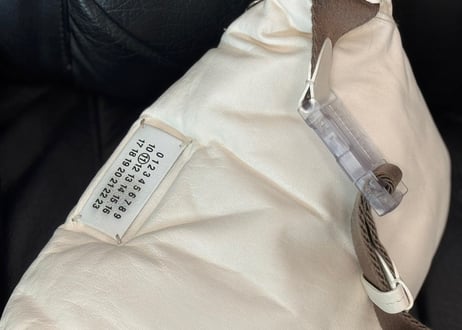 maison margiela glam slam leather shoulder bag