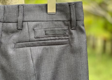 prada 2018aw check trousers dead stock