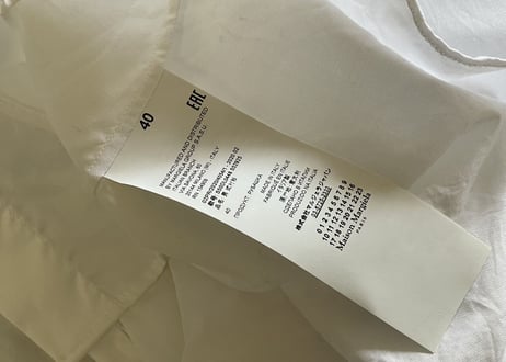 maison margiela 2020aw over size shirt