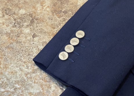 burberry double blazer "mohear wool"#2
