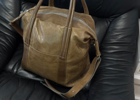 maison margiela leather shouder "sailor bag"