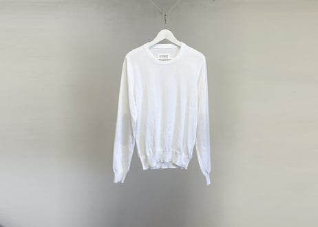 2019ss maison margiela elbow patch knit dead stock