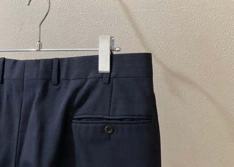hermes set up suit black dead stock