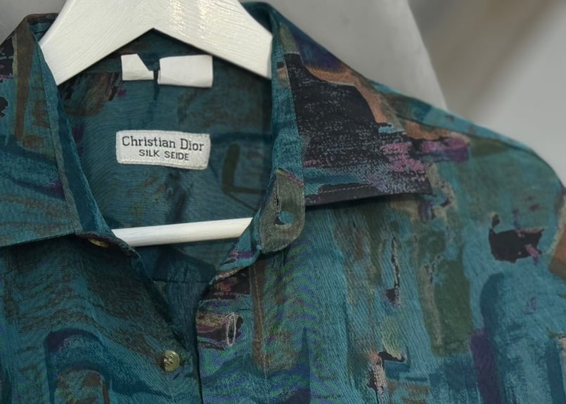 70-80s dior silk shirt | weekend tokyo 70-80s dior silk shirt | weekend tokyo