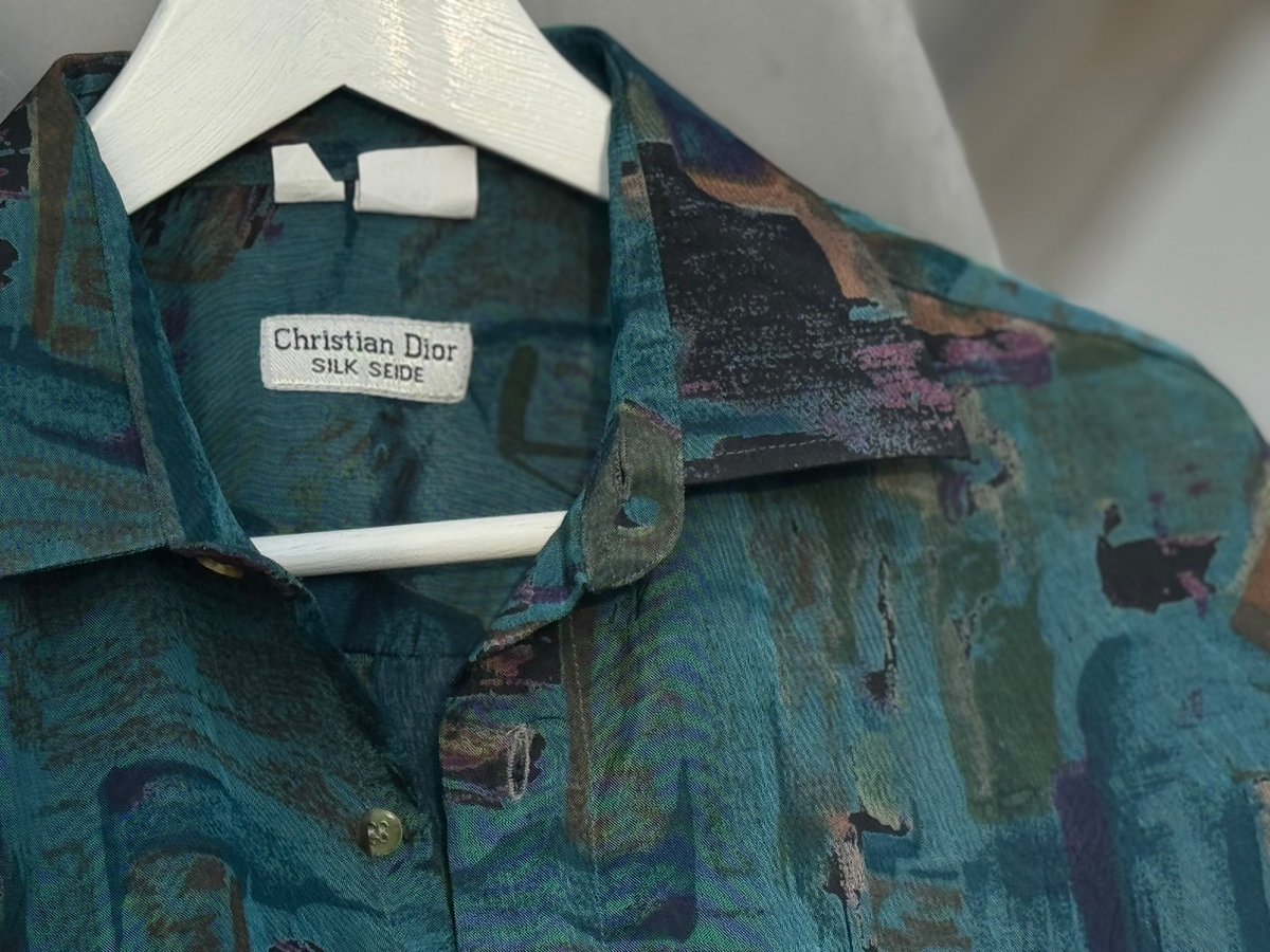 70-80s dior silk shirt | weekend tokyo 70-80s dior silk shirt | weekend tokyo