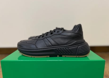 bottega veneta 2019aw leather sneakes black 41 dead stock