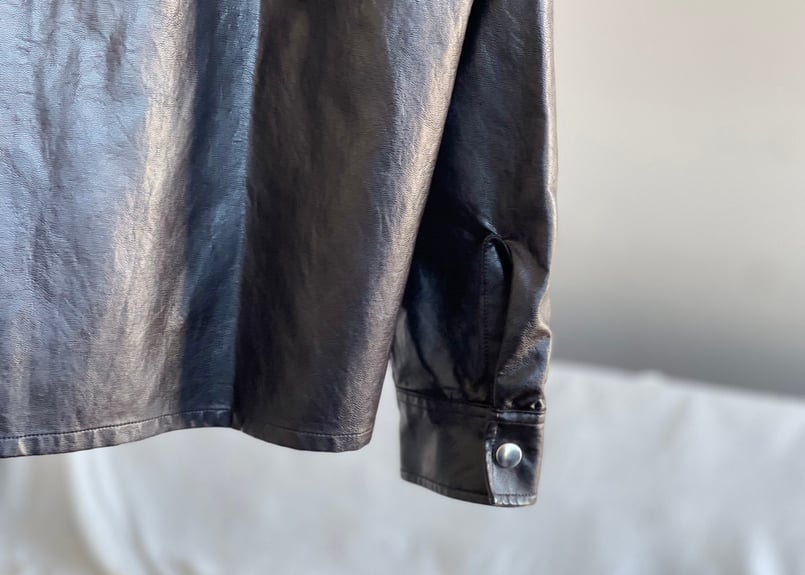 トップス Our Legacy VENICE BLOUSON 48 Our Legacy Venice Blouson - Black/Brown (Fake Leather