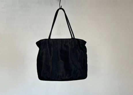prada nylon logo tote bag