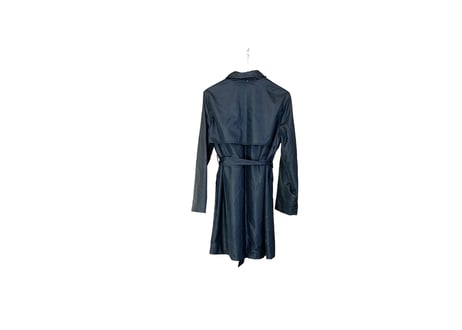 prada nylon belt coat