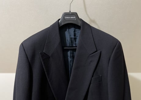 giorgio armani double setup suit