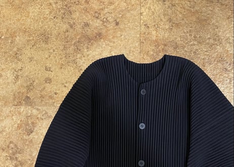 homme plisse issey miyake pleats coat dead stock
