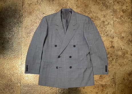 90s burberry double jacket