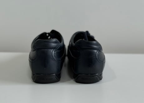 giorgio armani leather sneakers