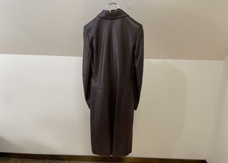 loewe lamb leather coat