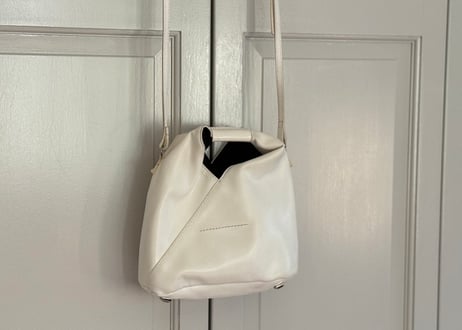 mm6 maison margiela fake leather shoulder japanese bag