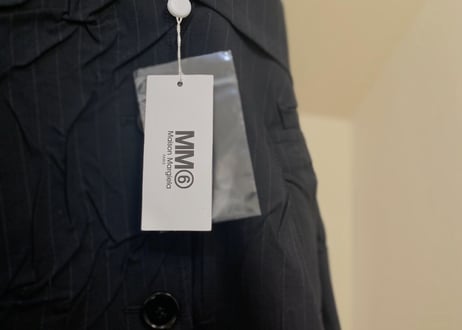 mm6 maison margiela 2020aw crash trench coat 42 dead stock