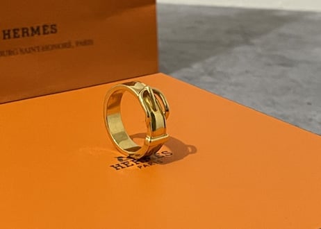 hermes gold ring 21号