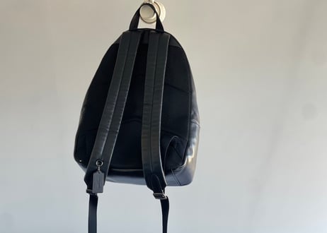 coach leather back pack