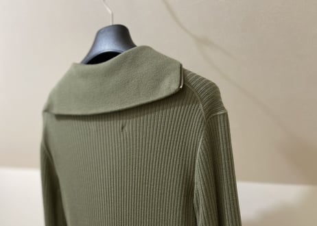 jilsander + quarter zip knit dead stock