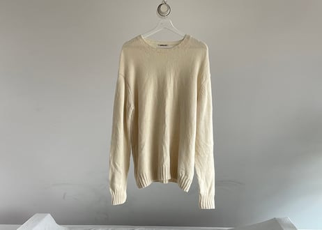 auralee drop shoulder knit