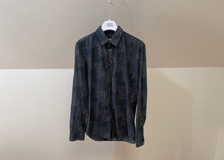 maison margiela flowered pattern shirt