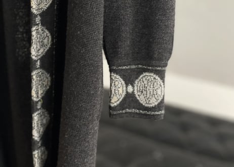 80s nina ricci knit long coat