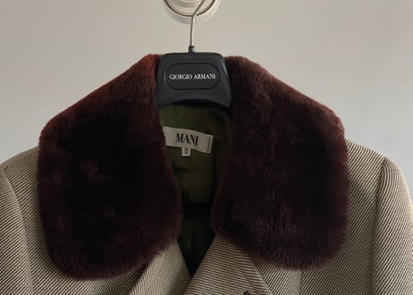 giorgio armani "MANI" fur coat