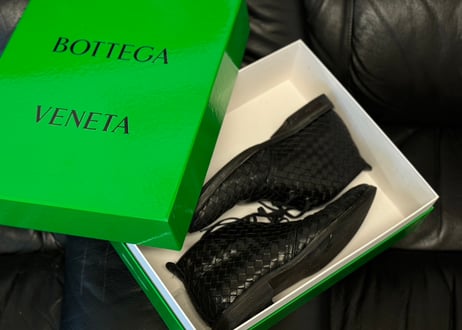 bottega veneta Intrecciato boots