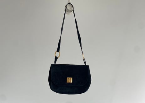yves saint laurent rive gauche made in France leather shoulder bag