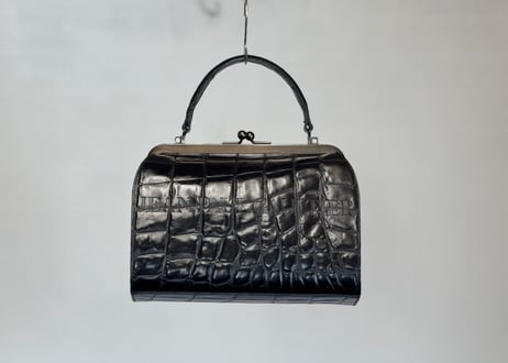 jean paul gaurtier logo leather shoulder bag