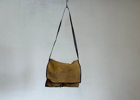 loewe anagram leather shourder bag