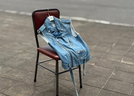 maison margiela sleeveless denim jacket