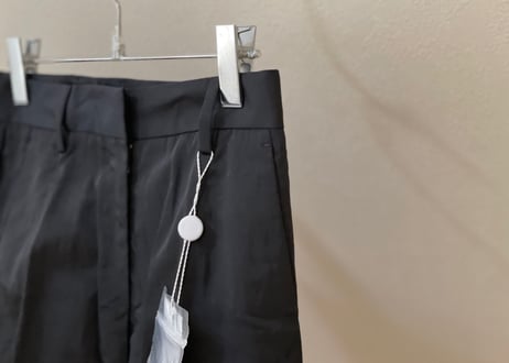 mm6 maison margiela 2020aw nylon blcak trousers dead stock