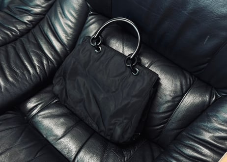 prada nylon logo bag