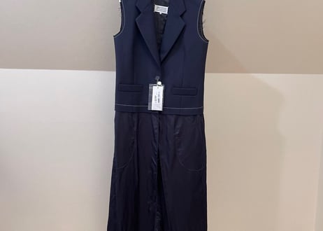 maison margiela 2017aw sleeve less long coat dead stock