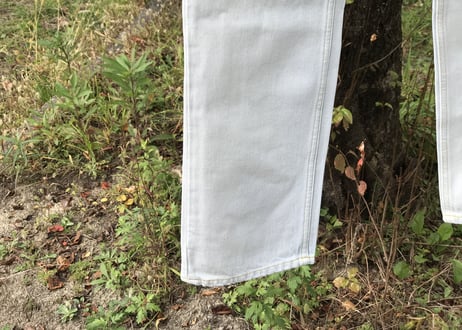 2019ss maison margiela bleach denim dead stock
