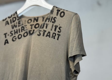 maison margiela by "miss diana" AIDS t brown
