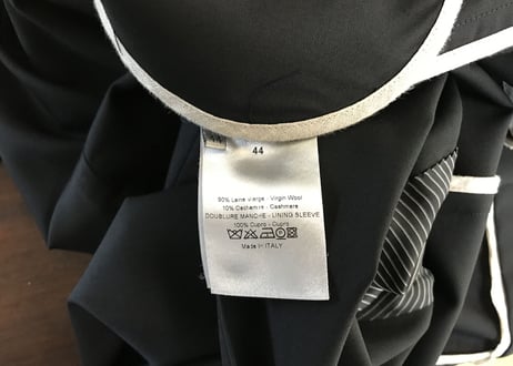 diorhomme cashmere drape jacket dead stock